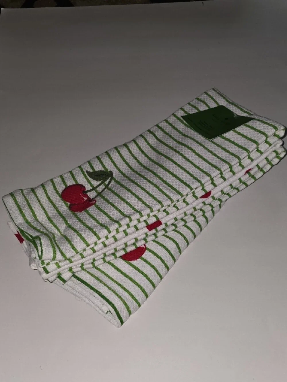 Kate Spade Kitchen Towels with Cherries